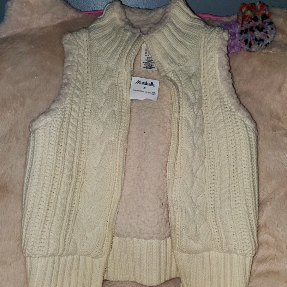 Girls Sherpa vest